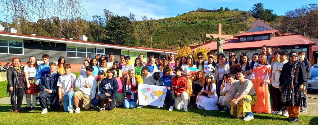 St Kevin's College celebrates Multicultural Day - Group photo