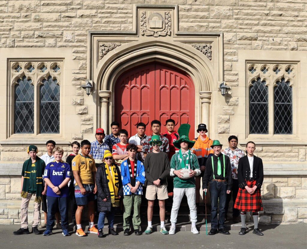 Waitaki Boys High School celebrates Multicultural Day - Group Photo